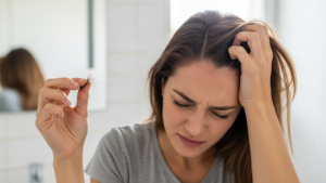 Can Hair Lice Directly Cause Hair Loss? In a majority of cases lice do not directly cause loss of hair. Lice live on the surface of the scalp and hair, but they do not attack the follicle in which hair grows. What may occur is secondary hair loss. Itching leads to scratching. Scratching results in redness, small wounds, and swelling. An irritated scalp environment makes hair more likely to break, and it can also push some hairs into shedding earlier than usual. If you are combing or picking hard to remove the lice and nits, that handling can also snap hair strands. 