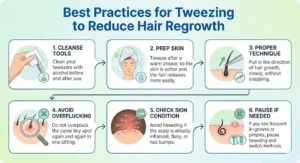 Best Practices for Tweezing to Reduce Hair Regrowth