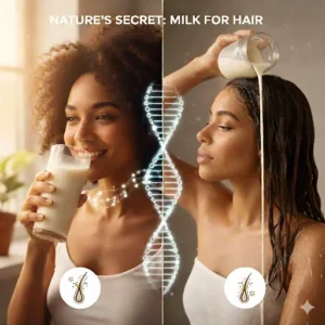 Difference for Hair when consuming Topical vs. Drinking Milk