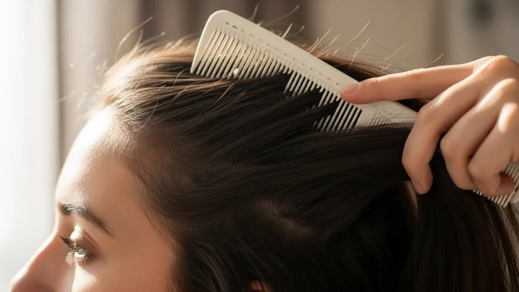 Does comb helps with hair growth