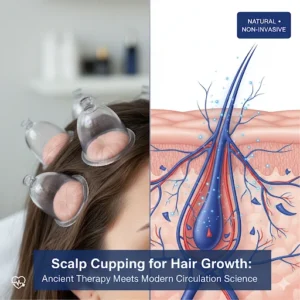 cuppping and hair growth