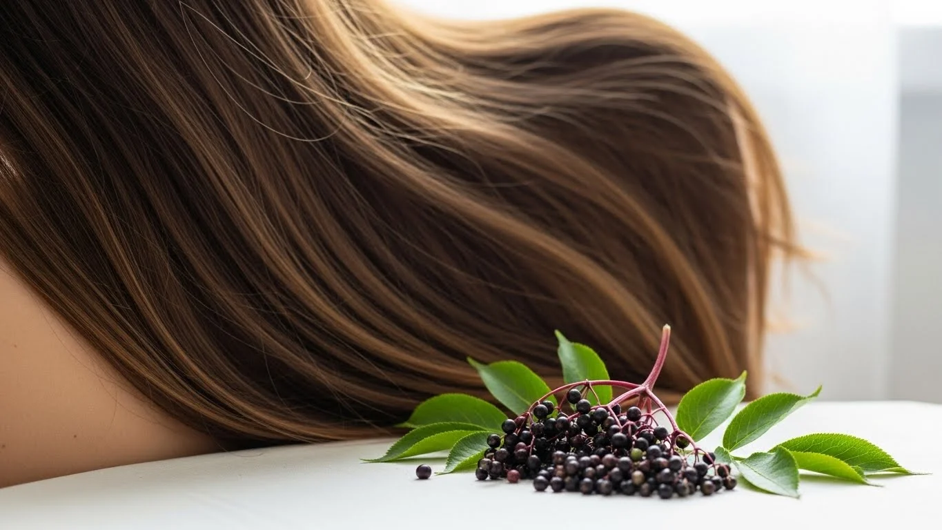 does elderberry help with hair growth