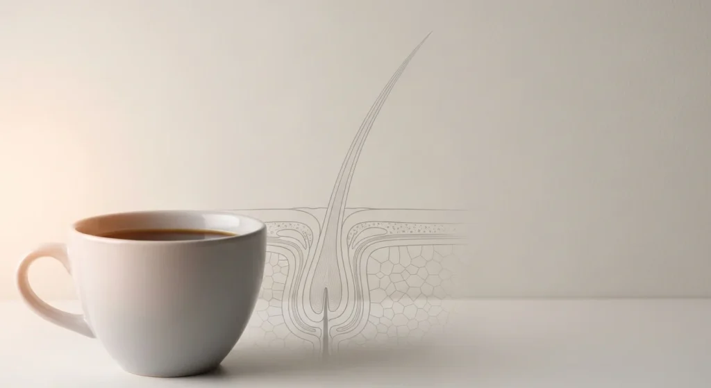 does drinking coffee help hair growth