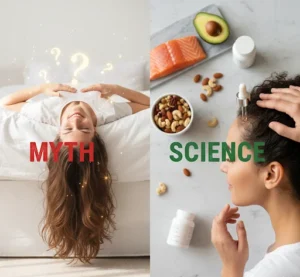 standing upside down and hair growth